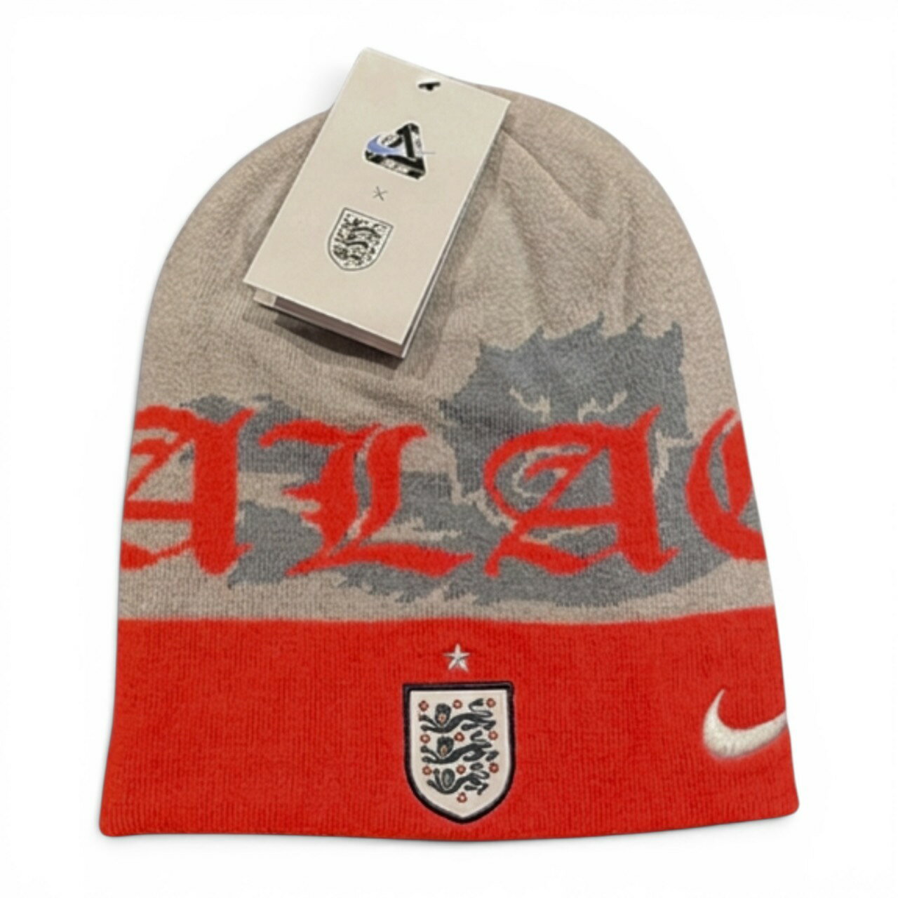 乐天商城 - Nike x Palace Skateboards x England Uncuffed Beanie ナイキ パレススケートボード イングランド 正規品 新古品【中古】