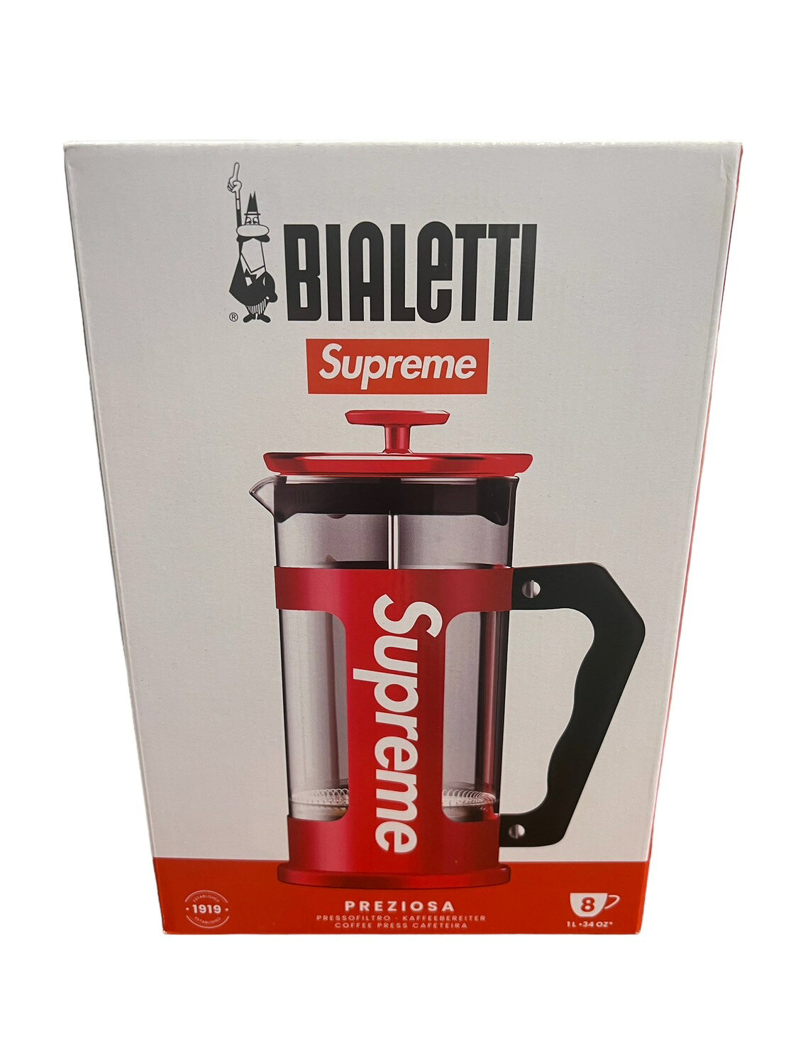 Supreme / Bialetti 8-Cup French Press 