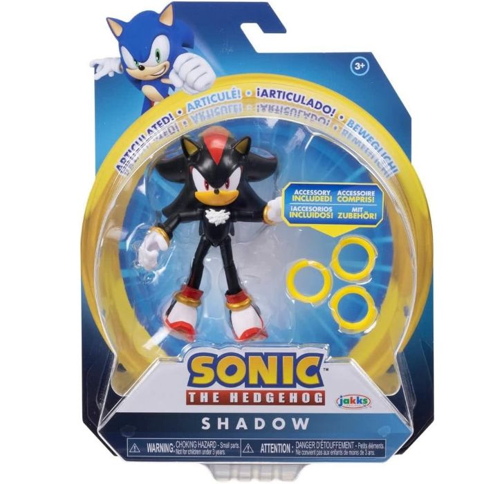 ソニック・ザ・ヘッジホッグ シャドウ アクションフィギュア（リング付き）Sonic the Hedgehog 4