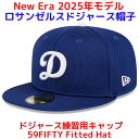 【24日20時1000円クーポン20名様】2025年モデル ドジャース練習用キャップ ニューエラ ロサンゼルス ドジャース帽子 2025 バッティングプラクティス 59FIFTY フィッテッドキャップ Fitted Hat MLB公式 Los Angeles Dodgers New Era 野球帽子【ロイヤルブルー/赤ワッペン】