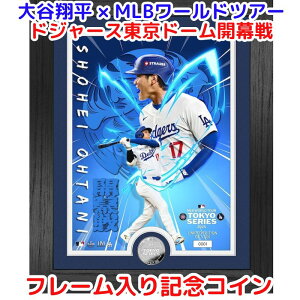 【最大2,025円OFFクーポン配布中】ドジャース 東京ドーム 開幕戦 2025 大谷翔平 フォト入り限定 記念コイン 約 33cm × 41cm フレーム入り 額縁入り 大谷選手 MLBワールドツアー東京シリーズ 大谷コレクション ロサンゼルスドジャース VS シカゴカブス シルバーコインフォト