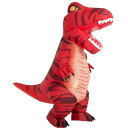 【28時間1000円クーポン!先着20名様】大人用 恐竜 コスチューム 着ぐるみ 空気注入式 ティラノサウルス ハロウィン 仮装 メンズ レディース 対応 5....