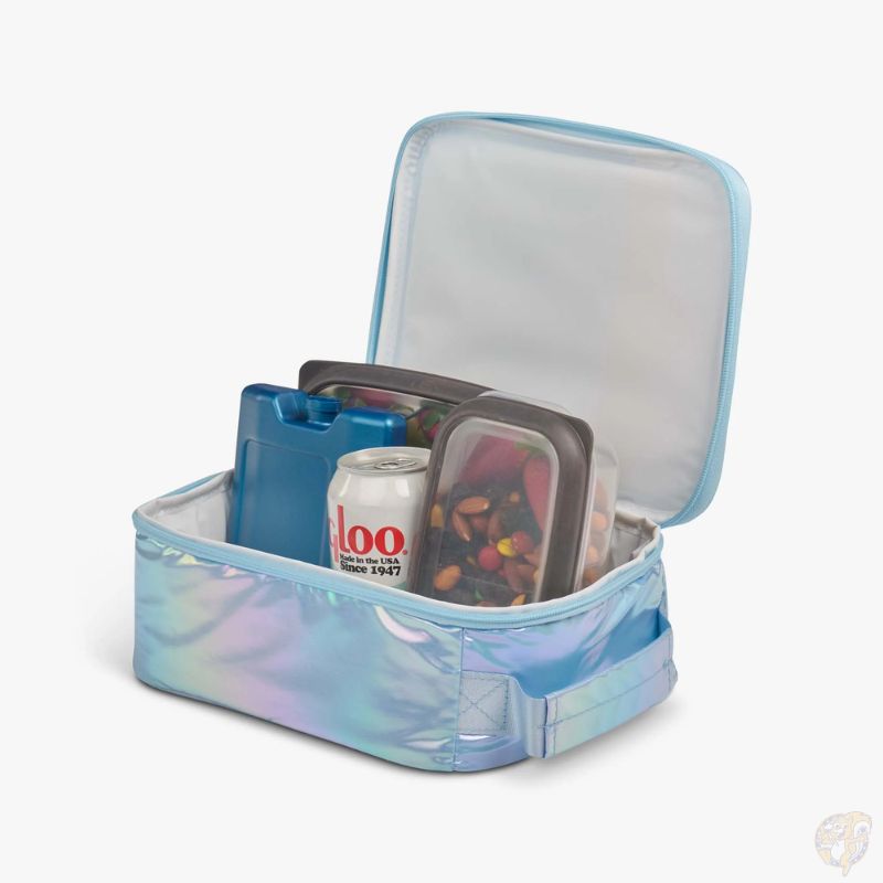 【5日最大1500円クーポン】イグルー Igloo シナモロール 限定コラボ スリム・ランチクーラーバッグ パステルブルー 保冷バッグ サンリオ シナモン 縦型