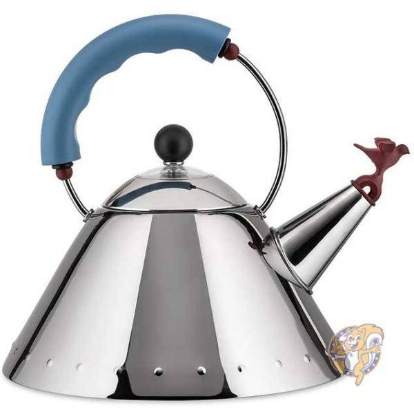 ALESSI アレッシィ Bird Kettle バードケトル ブルー 小鳥のヤカン やかん 送料無料