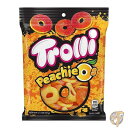 【1000円OFFクーポン10/1限定】トローリ Trolli Peachie O's グミキャンディ (12袋セット) 海外お菓子 ピーチ味 送料無料