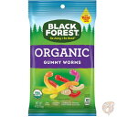 オーガニック グミ アメリカお菓子 ブラックフォレスト Black Forest Organic Gummy Worms 113g×12袋 送料無料 1