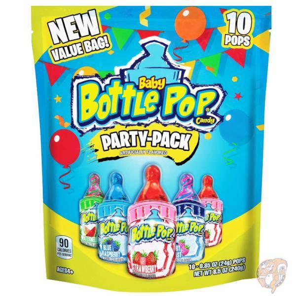 Baby Bottle Pop Back 赤ちゃんの哺乳瓶 個包装 キャンディ ロリポップ パウダーシュガー ディップ アメリカお菓子 送料無料