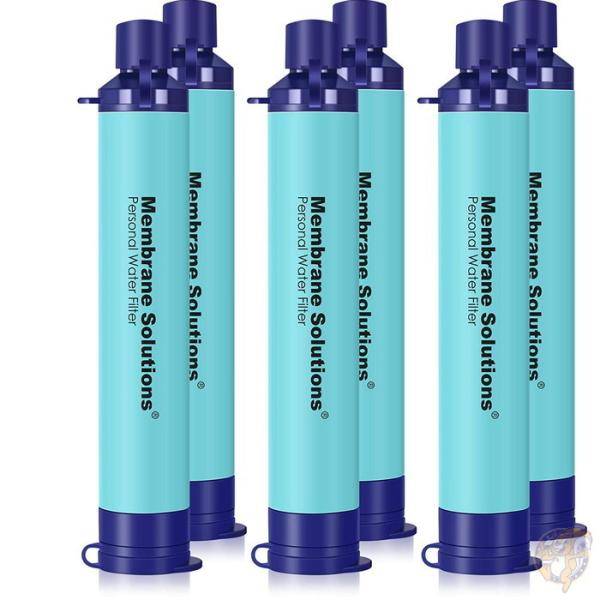 メンブレン ライフストロー個人用水フィルター 非常用 キャンプ 浄水器 携帯用 飲料水 送料無料