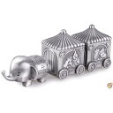 【14-15日限定!1000円クーポン20名様】Feyarl®象と馬車 乳歯保存ケース かわいい お子様の成長記念品 合金製 シルバー 送料無料