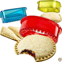 サンドイッチカッターシーラー - デクラスターサンドイッチメーカー カットとシール お弁当箱に最適 お子さまのランチ 送料無料
