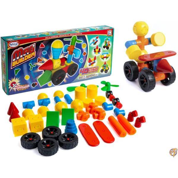 【クーポン配信中】Mag Builder 組み立ておもちゃセット 40ピース 送料無料