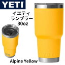 イエティ YETI ランブラー 30oz/約887ml ステンレス 蓋付き タンブラー 保温保冷 真空断熱 アルパインイエロー 送料無料