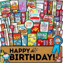 誕生日 お菓子セット アメリカお菓子 詰め合わせ 50個 Happy Birthday Care Package 誕生日ギフト 専用箱入り バースデー 送料無料