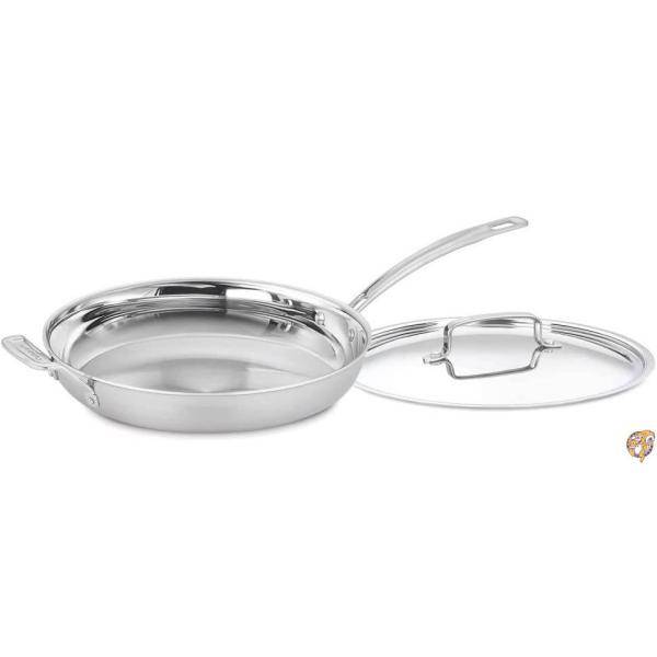 【ポイント3倍4日&5日】Cuisinart MultiClad Pro ステンレス12インチスキレット ヘルパー付き