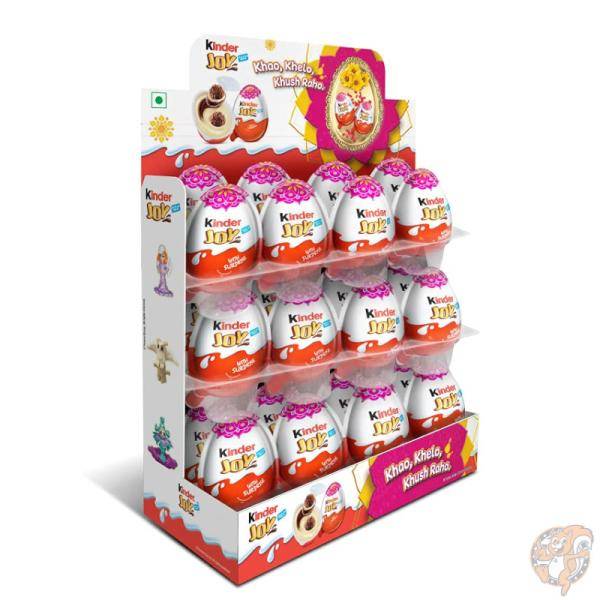 キンダー Kinder JOY Eggs チョコレート キャンディー エッグ 24個入り 個包装 サプライズ おもちゃ付き チョコエッグ お菓子 女の子の商品画像