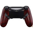 【先着50名様1000円クーポン】PS4 コントローラー用 リマッピング機能&背面ボタン付きバックシェル テクスチャードレッド【適合型式