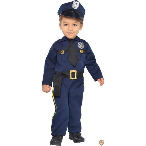 【ポイント3倍4日&5日】ポリス ベビー 赤ちゃん コスチューム 警察官 ハロウィン コスプレ イベント パーティー 幼児 子供