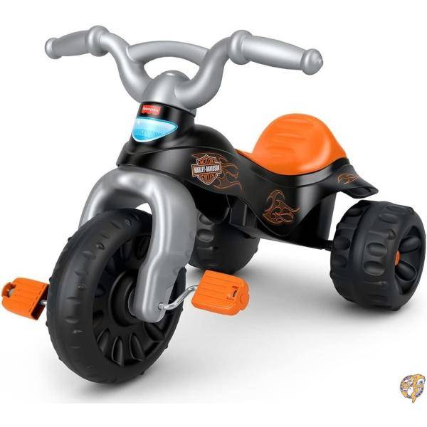 【最大2000円クーポン25日〜】フィッシャープライス(fisher price) 【オンライン限定】ワイドなタイヤで乗りやすい!ハーレー・ダビッドソン三輪車 ...