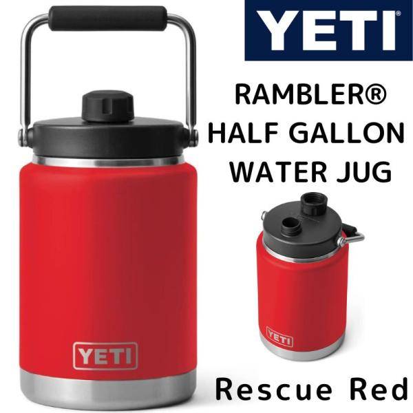 YETI Rambler Half Gallon Jug Rescue Red ƥ ֥顼 ϡ   쥹塼å 󥸥㥰 β0