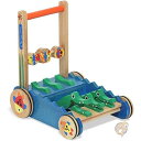【10日8時間!777円クーポン20名様】メリッサ&ダグ ワニの手押し車 木製 Melissa & Doug カタカタ 知育おもちゃ 送料無料