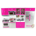 【 先着55名! 2日間限定ゾロ目555円クーポン】ドールプレイセット Doll Playsets マイ モダン キッチン おままごと 32 フル デラックス ...