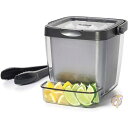 【30日限定500OFFクーポン配信】オクソー アイスバケツ OXO 11169200 トング付き トレイ アイスペール 2重構造 送料無料