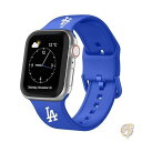 ロサンゼルスドジャーズ スマートウォッチバンド Apple Watchと互換性のある時計バンド fauch 野球 メジャーリーグ チームロゴ LA