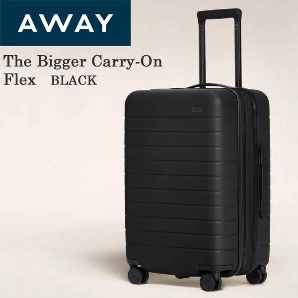 AWAY X[c[P[X The Bigger Carry-On Flex BLACK AEFC y L[P[X 