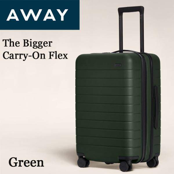 AWAY The Bigger Carry-On Flex AEFC X[c[P[X GREEN y L[P[X 