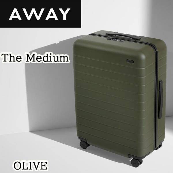 楽天palmsamericaAWAY スーツーケース The Medium ミディアム OLIVE オリーブ アウェイ 軽量 大きめ トランク