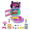 【4/30日限定★円高還元!!510円クーポン】ポリーポケットPolly Pocket コンパクト型 ドールハウスセット 猫のお寿司屋さん おもちゃ HCG21