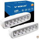 【 先着55名! 2日間限定ゾロ目555円クーポン】WOWLED ホワイトスプレッダー LEDデッキ/マリンライト ボート用 (フラッドライト) DC 12V ...