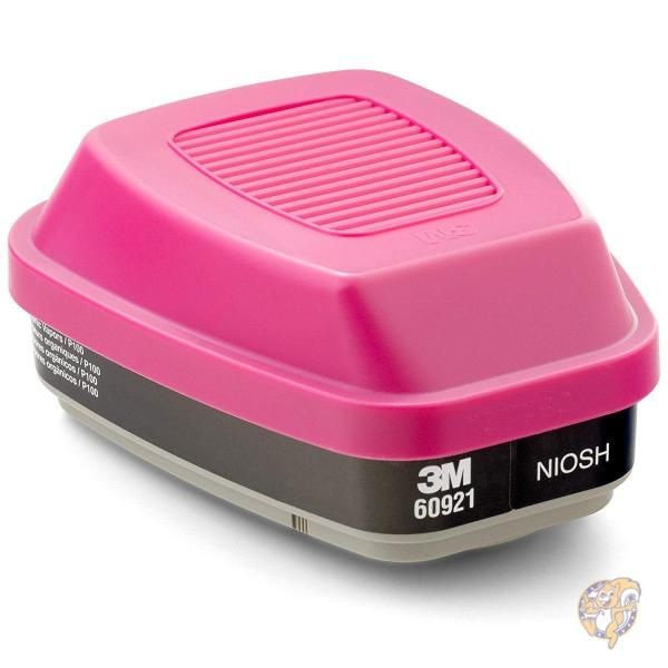 スリーエム P100 有機蒸気カートリッジ/フィルター 2個 3M 60921 防塵マスクフィルター 送料無料