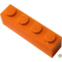 【 先着55名! 2日間限定ゾロ目555円クーポン】LEGO パーツとピース1×4 バルクブロック d. 100 Pieces オレンジ B-3010-Oran...
