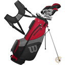 WILSON ウィルソン ゴルフ用品 ゴルフクラブ セット 赤/灰色/黒 WGGC6700L