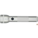 【 先着55名! 2日間限定ゾロ目555円クーポン】MAG-LITE(マグライト) 2Dセル(単1電池2本) LED フラッシュライト シルバー 単1電池×2本...