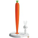 【30日限定500OFFクーポン配信】【正規輸入品】 ALESSI アレッシィ Bunny & Carrot キッチンペーパーホルダー ホワイト ASG42 W...