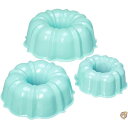 【最大2,025円OFFクーポン配布中】Nordic Ware 50304 Tiered Bundt Set - 3, 6, 12 Cup, Mint 送料無料