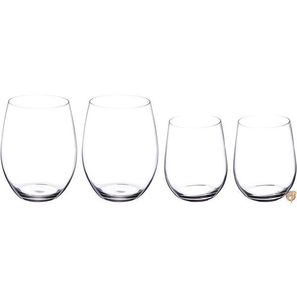 リーデル (RIEDEL) 赤白ワイングラス リーデル・オー カベルネ/メルロ/ヴィオニエ/シャルドネ 7414/50 4個入 送料無料