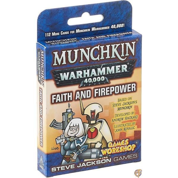 【最大2000円クーポン25日〜】スティーブ・ジャクソンゲーム マンチキン ウォーハンマー 40000 信仰と火力