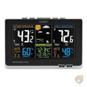 【 先着55名! 2日間限定ゾロ目555円クーポン】ラクロス La Crosse ワイヤレス カラー ウェザーステーション 湿度 温度計 ブラック 並行輸入 送...