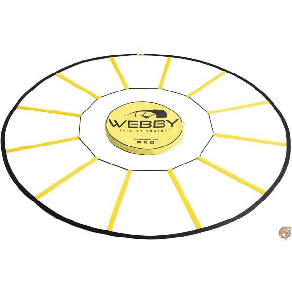 Webby アジリティトレーナー - サークルスピードと敏捷性はしご 高強度フットワークドリル スキル用 動..