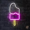 【14-15日限定!1000円クーポン20名様】アイザックジェイコブス ネオンサイン IsaacJacobs レター アイスキャンデー LED 送料無料