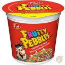 【4/30日限定★円高還元!!510円クーポン】Post Fruity PEBBLES 朝食 シリアル カップ グルテンフリー 56g 12カップ PP-GRC...