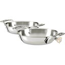 All-Clad E849B264 Stainless Steel Gratins, Silver, Set of Two by 送料無料