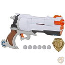【 先着55名! 2日間限定ゾロ目555円クーポン】ナーフ オーバーウォッチマクリーライバルブラスター NERF ダイカストバッジ&ラウンド弾6個 送料無料