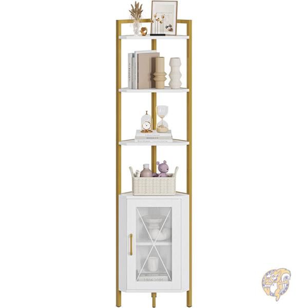 HITHOS ハイトス インテリア コーナーシェルフ 6段 本棚