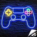 【15日限定555円クーポン】Kavaas ゲーマーネオン ゲームコントローラー ネオン サイン 送料無料