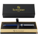 【10日8時間!777円クーポン20名様】Scriveiner ローラーボールペン 最高級 クローム仕上げ シュミット インク リフィル付き 素敵 ギフト セッ...