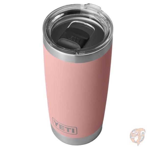 【クーポン配信中】イエティ YETI Rambler 20oz ステンレス タンブラー 保温保冷 真空断熱 蓋つき ライトピンクサンドストーン 送料無料